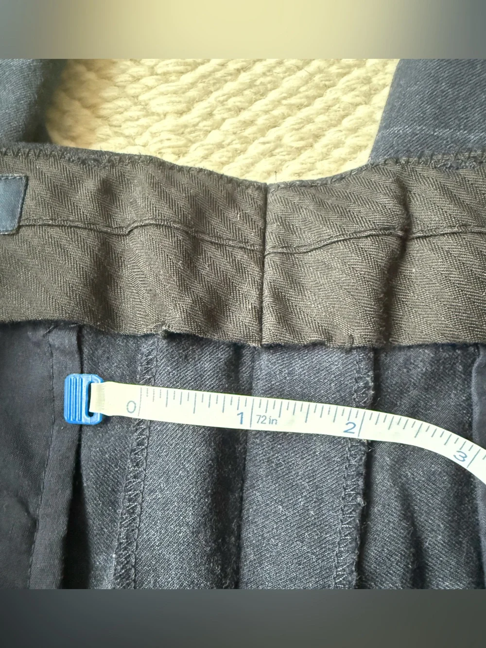 J. Crew Thompson Navy Windowpane Two-Piece Suit (altered- see measurements)